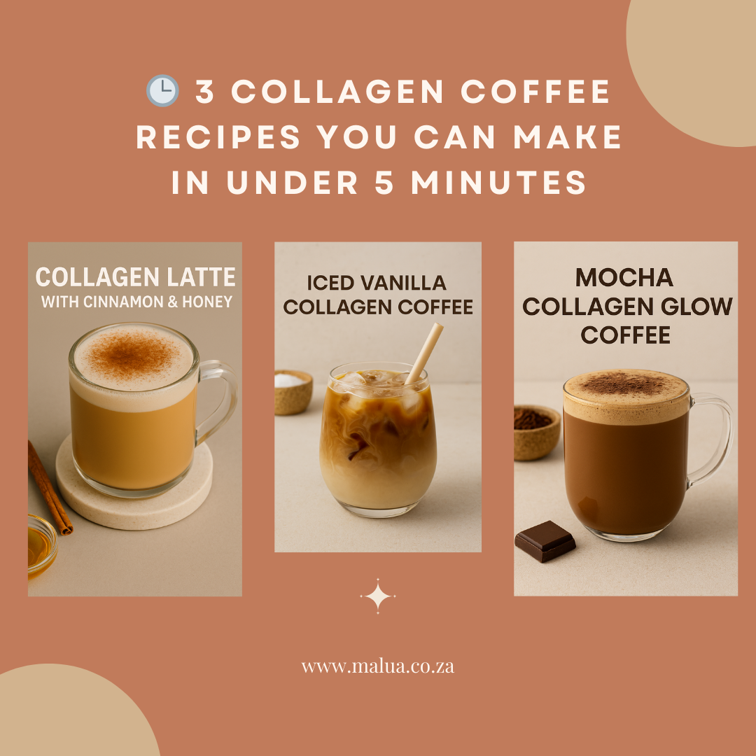 🕒 3 Collagen Coffee Recipes You Can Make in Under 5 Minutes