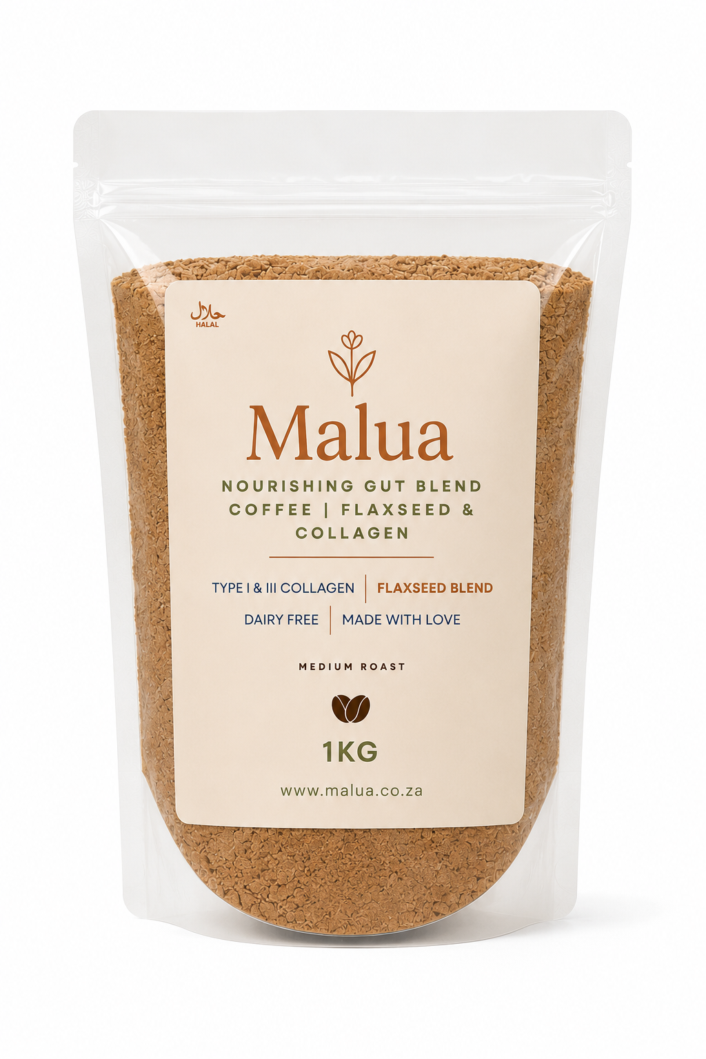 Malua Gut Blend Coffee | Collagen & Flaxseed - Medium Roast