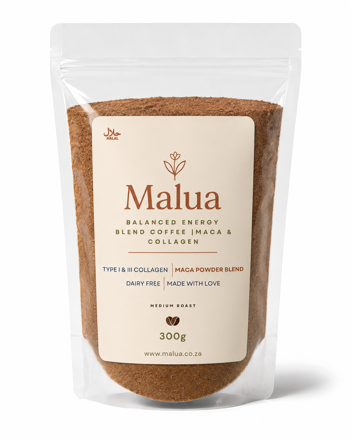 Malua Energy Blend Coffee with Maca and Collagen - Medium Roast