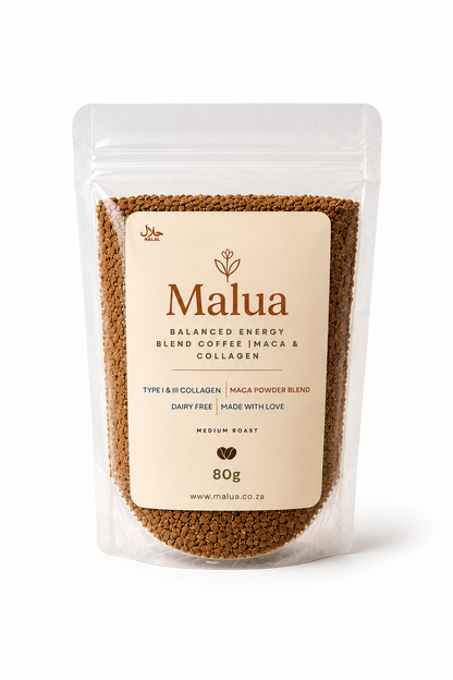 Malua Energy Blend Coffee with Maca and Collagen - Medium Roast